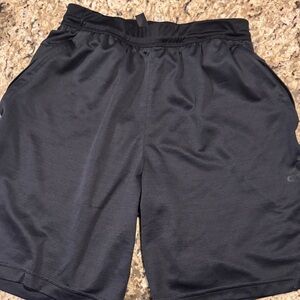 Adidas Men's Charcoal Athletic Shorts with zipper pockets